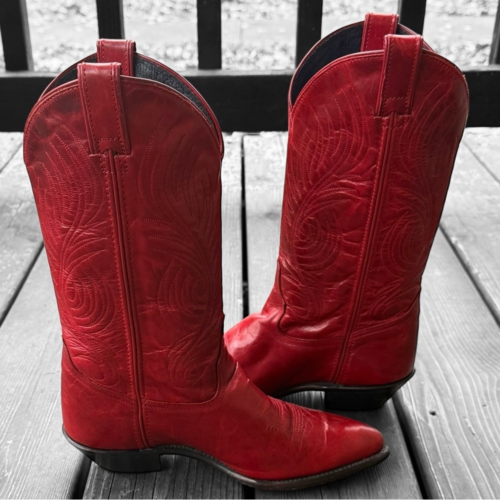 Vintage Red Code West Women’s Cowboy Boots